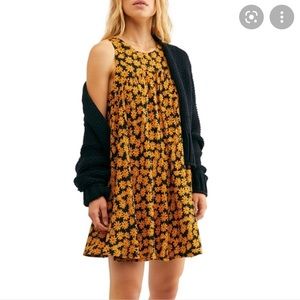NWOT | Free People | Electric Daisy Mini Dress | Size 10